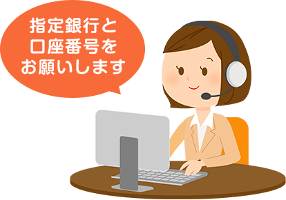 特典申請は申込電話時に完了